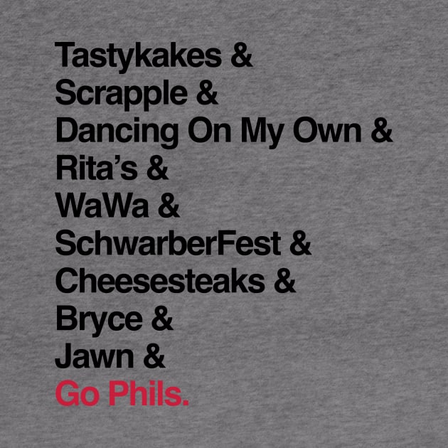 Go Phils. (Only Philly people understand) T-Shirt by PHL-BKLYN